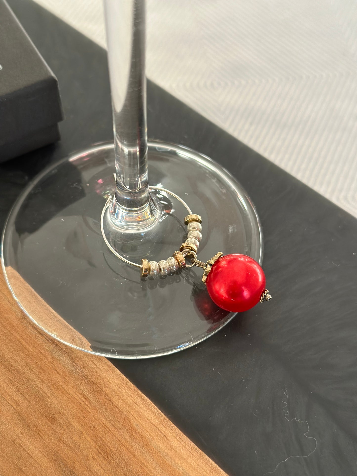 Luxury Holiday wine charms - Luxury Christmas wine charms
