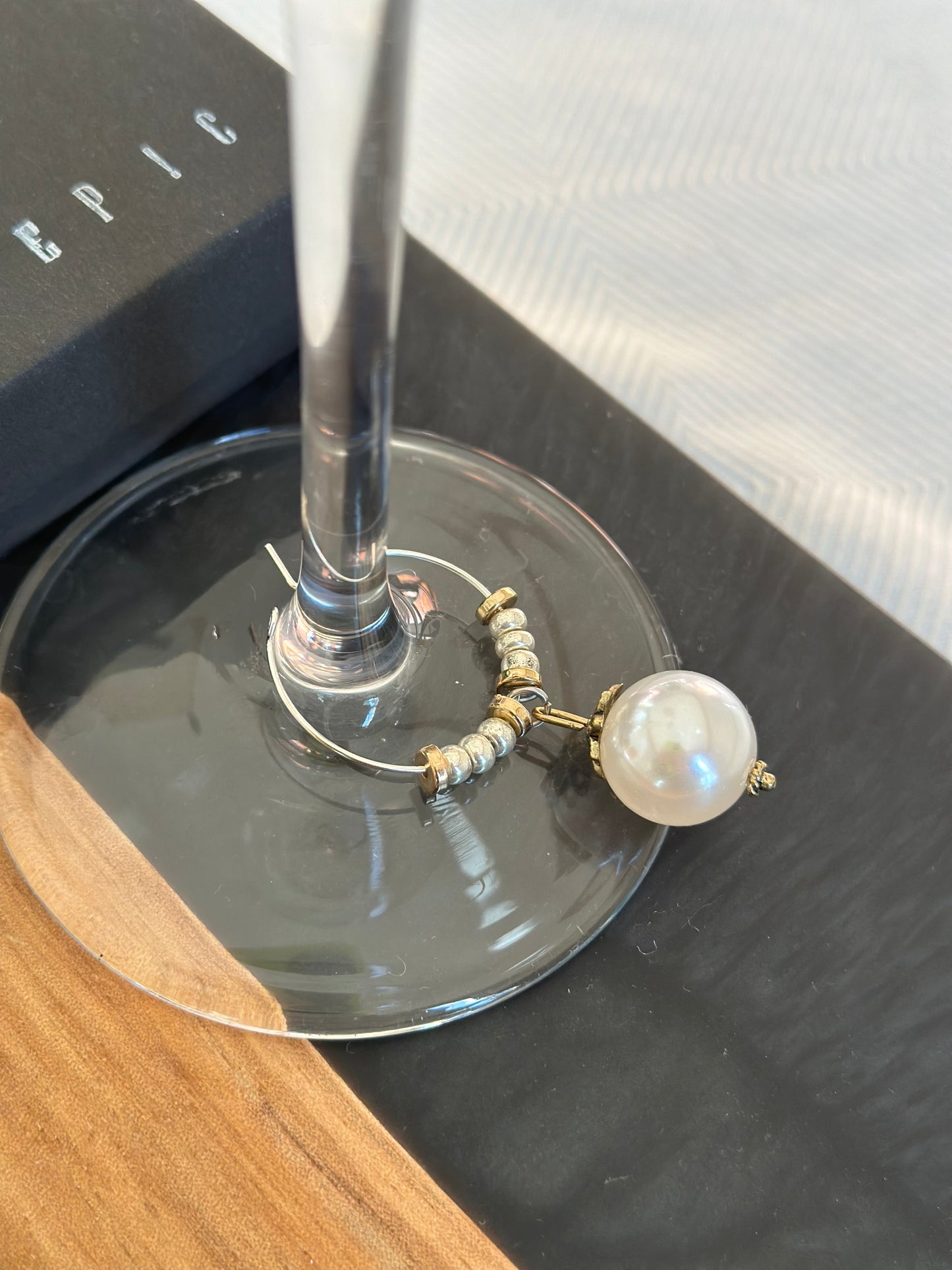 Luxury Holiday wine charms - Luxury Christmas wine charms