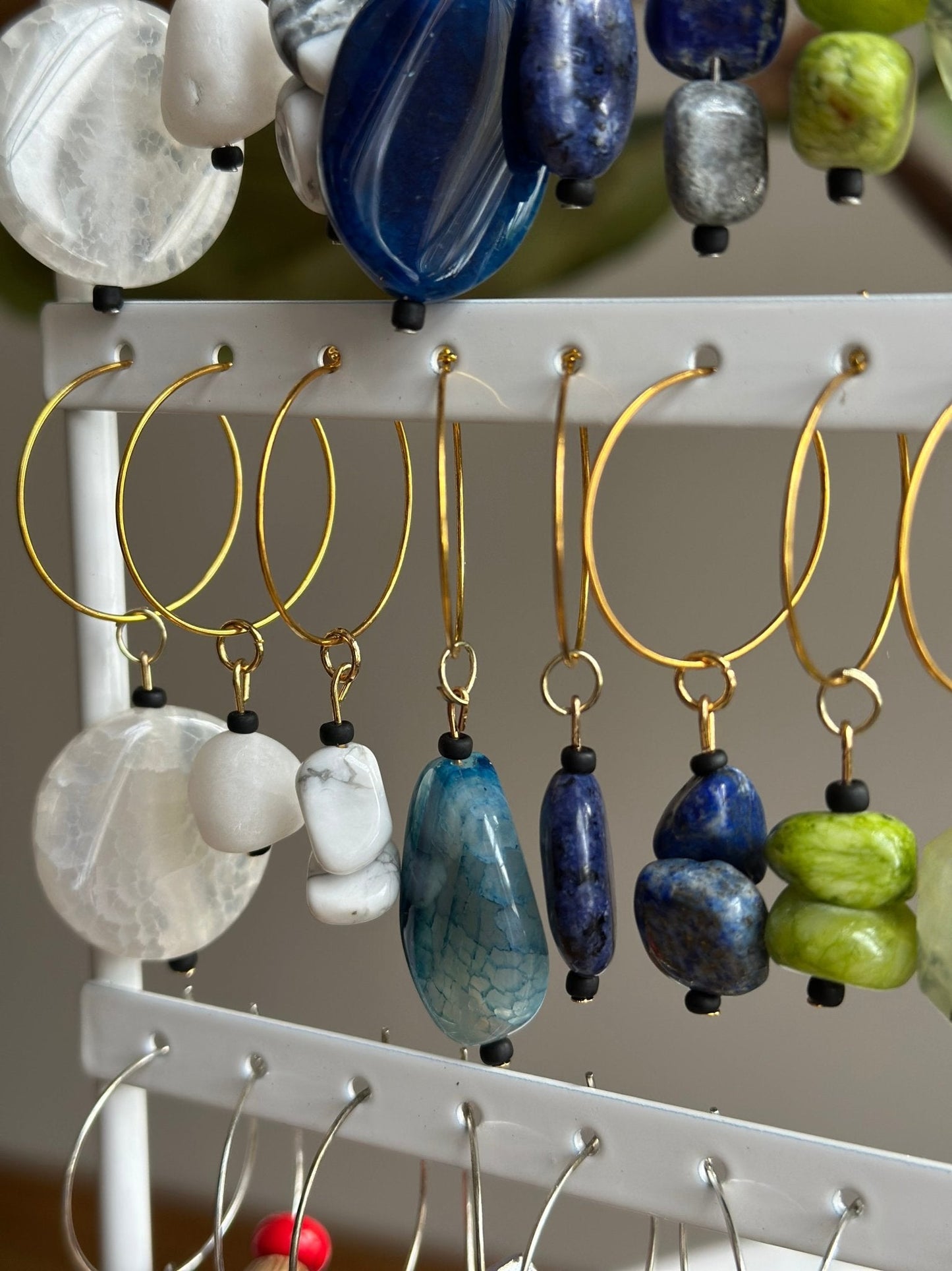 "Mercury" wine charm - Blue Lapis - EpicWineCharms
