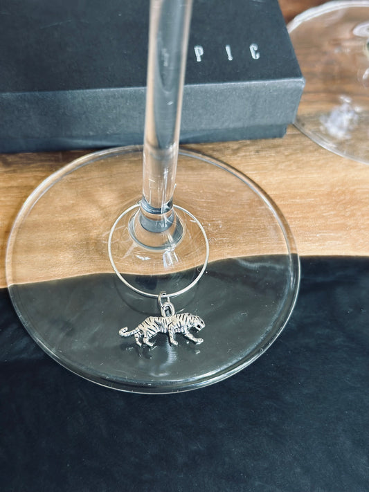 Tiger wine charm - Bengal tiger wine charm