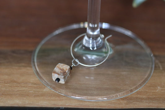 "Bedrock" wine charm - Amazonite - EpicWineCharms